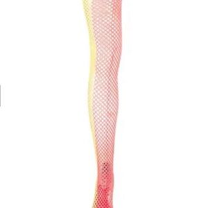 Vibrant Fishnet Boots
